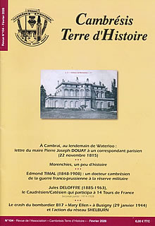 Cambr&eacute;sis Terre d'Histoire n&deg; 104